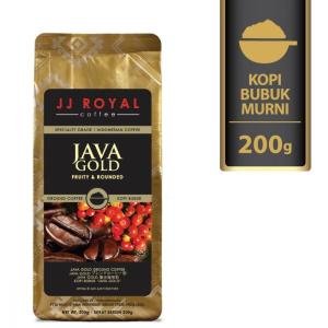 JJ Royal Coffee ジェイジェイロイヤル インドネシアコーヒー Java Gold ジャバゴールド 200g 中細挽き 海外直送品｜balifesta