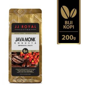 JJ Royal Coffee ジェイジェイロイヤル インドネシアコーヒー Java Monk ジャバモンク ロブスタ 200g 海外直送品｜balifesta