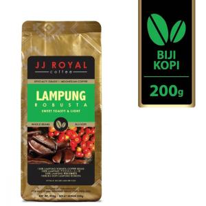 JJ Royal Coffee ジェイジェイロイヤル インドネシアコーヒー Lampung ランプン Robusta ロブスタ 200g 海外直送品｜balifesta