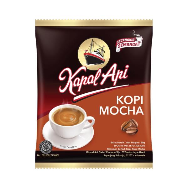 Kapal Api カパールアピ インスタントコーヒー Mocha カフェモカ ７杯分　海外直送品