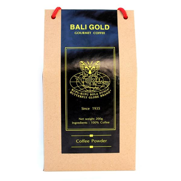 クプクプ Kupu kupu バリコーヒー BALI GOLD バリゴールド お土産バッグ ２００g...