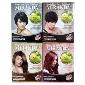 MIRANDA ミランダ Magic Hair Color Shampoo マジックヘア カラーリングシャンプー 30ml ノニ成分配合 海外直送品｜balifesta