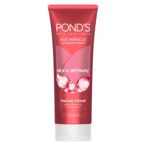 Pond's ポンズ Age Miracleシリーズ Ultimate Youth Facial Foam 洗顔フォーム 100g 海外直送品｜balifesta