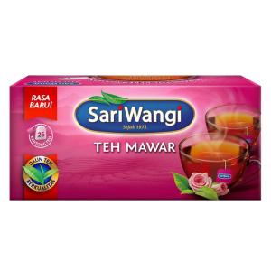 SariWangi サリワンギ Teh Mawar ローズティー ２５バッグ入 インドネシア紅茶 海外直送品｜balifesta