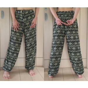 サロンパンツ メール便送料無料・タイパンツ パレオ・更紗・アジアン雑貨・リゾート,代引き不可日時指定不可