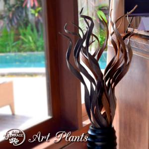 うねうね棒 インテリア オブジェ 枝 5本 約50〜60cm ブラウン/ダークブラウン