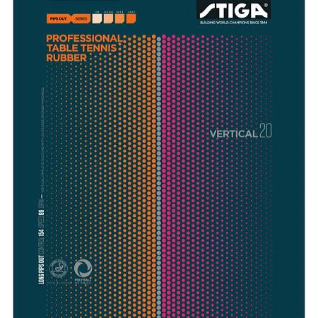 STIGA スティガ バーティカル 20 VERTICAL 20 卓球 ラバー【１点までメール便OK...