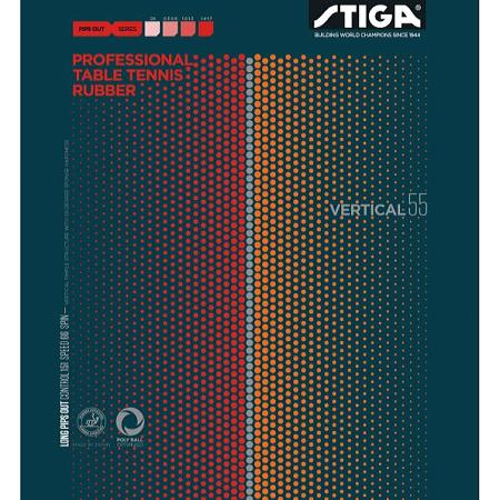 STIGA スティガ バーティカル 55 VERTICAL 55 卓球 ラバー【１点までメール便OK...