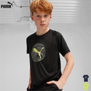 PUMA プーマ Ｔシャツ 半袖シャツ スポーツウェア ジュニア キッズ 子供用 SPORTS ポリ...