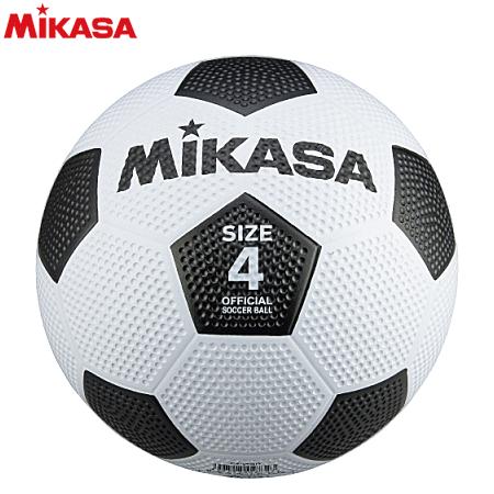 ミカサ ゴム サッカーボール 4号球 練習球 小学生用 F4-WBK MIKASA