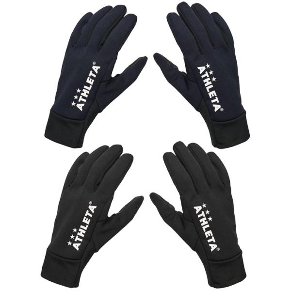 予約商品 10月下旬頃入荷予定 アスレタ フィールドウォームグローブ スマホ対応 サッカー フットサ...