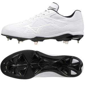 野球スパイク ミズノ ライトレボバディー 埋め込み金具スパイク 軽量 MIZUNO 一般 大人 高校野球ルール対応 白スパ 11GM212101