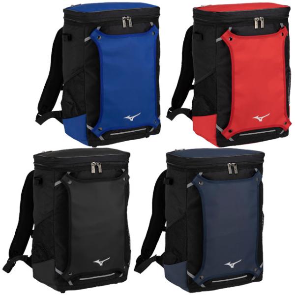 少年用 バックパック M ミズノ バット収納可能 バッグ 24SS スクエア型 約30L 部活 チー...