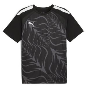 サッカー フットサル プーマ INDIVIDUALLIGA グラフィックシャツ 半袖 プーマブラック プラクティスシャツ Tシャツ 659383-03