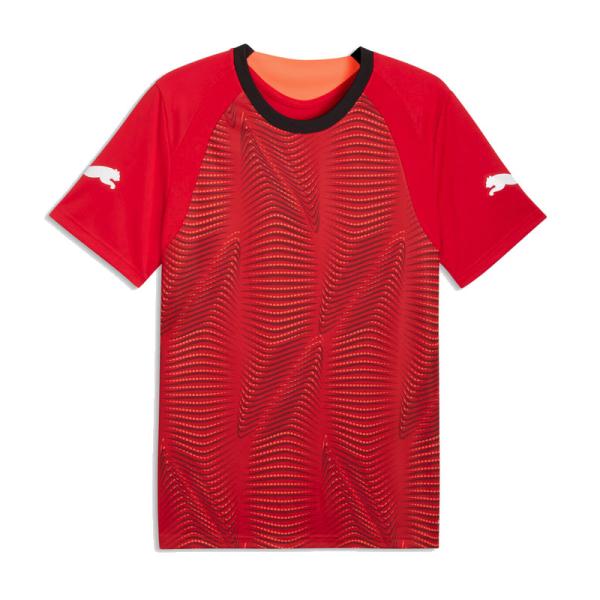 プーマ IndiviFINAL SSシャツ レッド サッカー フットサル トレーニングウェア プラシ...