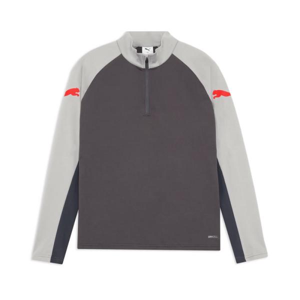 プーマ INDIVILIGA 1/4 ジップトップ ダスキーグレー サッカー フットサル トレーニン...