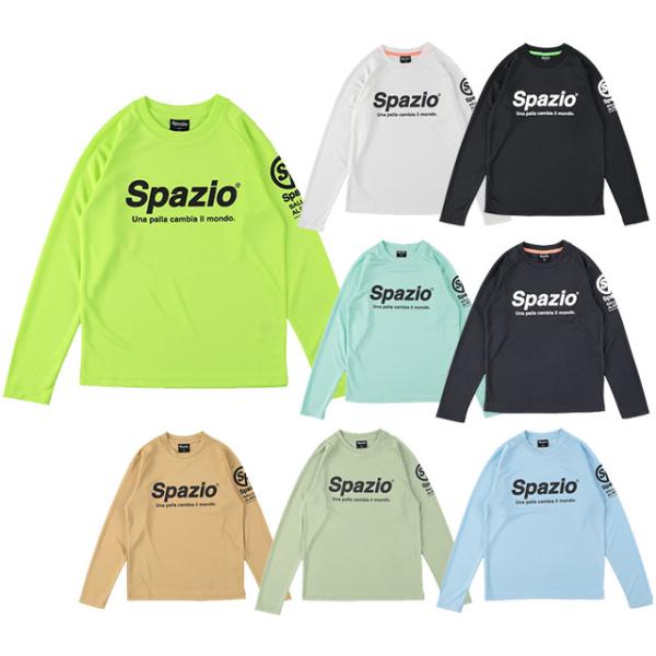 30％OFF！ スパッツィオ ジュニア spazioロゴ ロングプラシャツ サッカー フットサル 長...