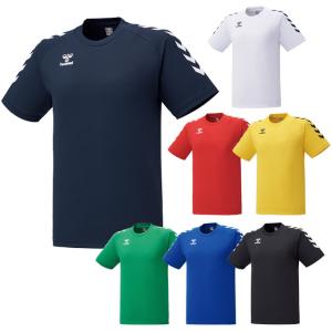 サッカー フットサル ヒュンメル ゲームシャツ 半袖 Tシャツ トレーニングウェア 吸汗速乾 HAG3017｜ballclub-b