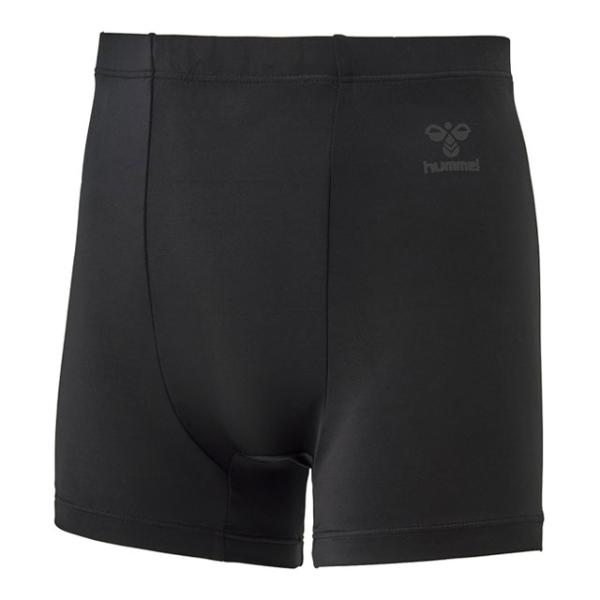 サッカー フットサル ヒュンメル 一分丈スパッツ インナースパッツ ショートパンツ ブラック (hu...