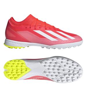 アディダス エックス クレイジーファスト LEAGUE TF ソーラーレッド サッカー フットサル ターフシューズ トレシュー (adidas2024Q2) IF0699 ※adq2cp｜ballclub-b