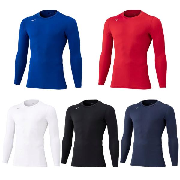 ミズノ ドライインナーシャツ 長袖 サッカー フットサル ウェア インナーシャツ アンダーシャツ 吸...
