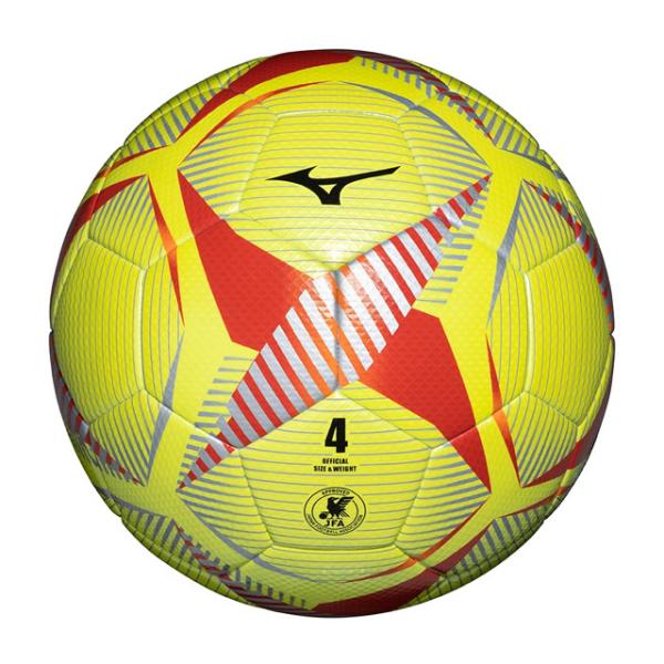 ミズノ サッカーボール 4号球 イエロー JFA検定球 サーマルボンディング P3JBSB0245