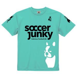 サッカージャンキー ジュニア PANDIANIゲームシャツ NYCグリーン サッカー フットサル トレーニングウェア プラシャツ 半袖 吸汗速乾 SJ0699J-200｜ballclub-b