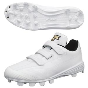 SSK スパイクシューズ 黒/白 ベルクロ エスエスケイ（SSK） 野球スパイク ポイントスパイク ベルト式