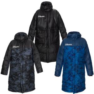 アスレタ サッカー フットサル ジュニア ベンチコート ロングコート 防寒 (ATHLETA2019FW) 04129J｜ballclub