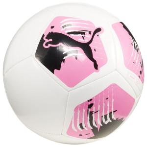 プーマ サッカーボール ビッグキャット ボール 5号球 ホワイト ポイズンピンク JFA検定球 084365-01-5｜ballclub