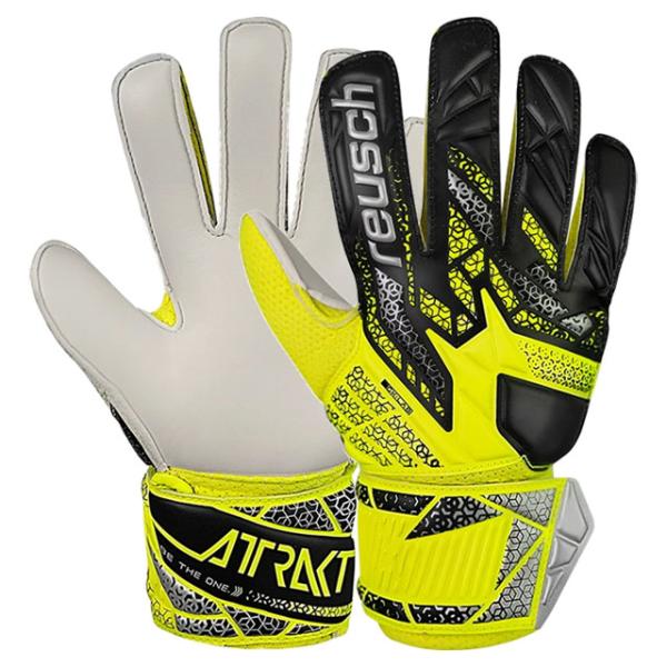 30％OFF！ ロイシュ サッカー キーパーグローブ アトラクト ソリッド ジュニア セイフティイエ...
