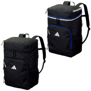 adidas（アディダス） ボール用デイパック 27L 黒色×青色 FLAPタイプ