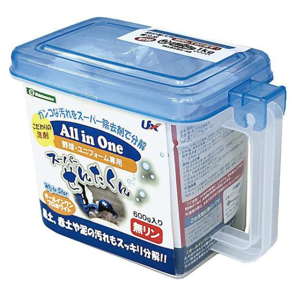 ユニックス 野球 ユニフォーム専用洗剤 スーパーせんたくん 600g 粉末洗剤 洗濯 汚れ落とし 無...