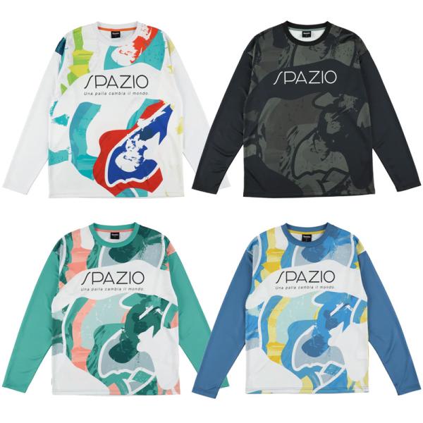 スパッツィオ サッカー フットサル ペイントグラフィック ロンプラ 長袖 プラクティスシャツ ロンT...