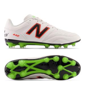 33％OFF！ ニューバランス サッカースパイク 442 v2 Team HG ホワイト 土 天然皮革 (NewBalance2023Q1) MS42HWD22E｜ballclub