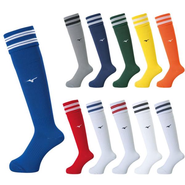 ミズノ サッカーストッキング ソックス くつ下 靴下23-25cm P2MX8052