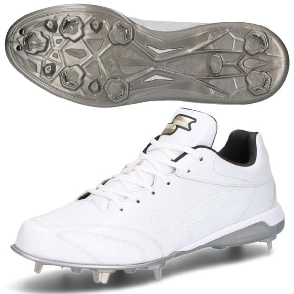 ＳＳＫ エスエスケイ 野球スパイク 金具スパイク グローロード TT-LW2 白スパ 白スパイク 2...