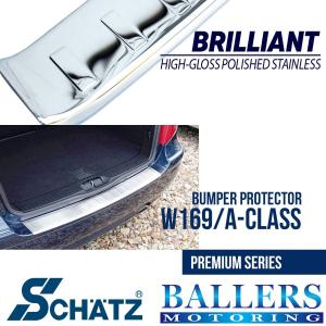 SCHATZ ベンツ W176 Aクラス バンパー プロテクター プレミアムシリーズ シェッツ BENZ ステップガード 8000176｜ballers-sp02