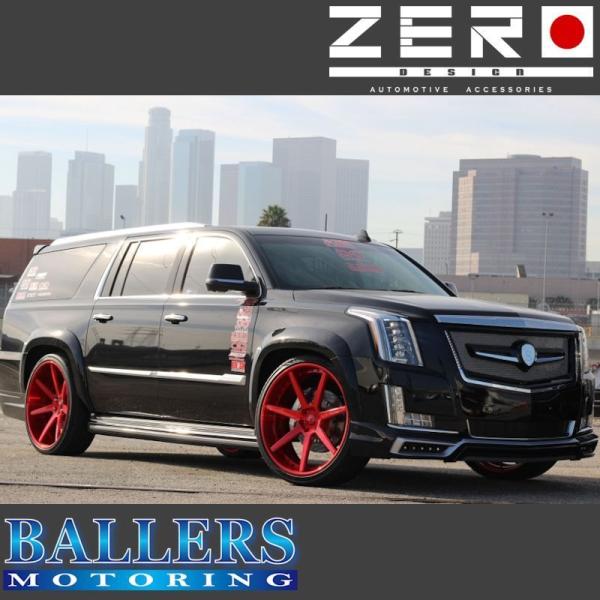 キャデラック エスカレード 2015年〜 Ver2 ZERO DESIGN リアハーフスポイラー 専...