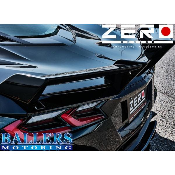 シボレー コルベット C8 ZERO DESIGN ウイング ウィング WET Carbon エアロ...