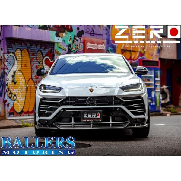ランボルギーニ ウルス ZERO DESIGN フロントハーフスポイラー FRP Carbon エア...