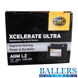 HELLA バッテリー AGM/60Ah L2 スマート フォーツー カブリオ 451 10 330 331 334 380 XCELERATE ULTRA 8EB 354 810-001｜ballers