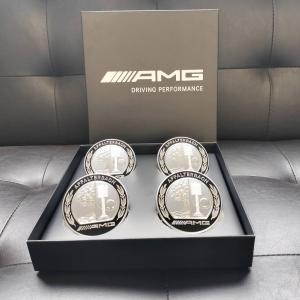 メルセデスベンツ ホイールセンターキャップ AMG 純正品 4個セット (1