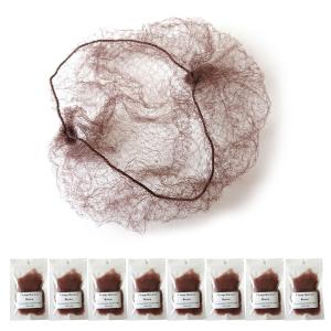 5枚入り×8点セット 40枚 バレエ ヘアネット ソフト