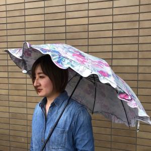 Ballett バレット パステルカラー ローズプリント 超撥水加工の晴雨兼用ショート傘 日本製 遮光99%カット｜ballett