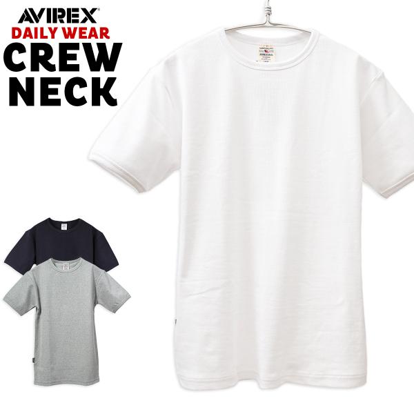AVIREX アヴィレックス アビレックス DAILY S/S RIB CREW NECK T-SH...