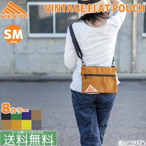 ケルティ ショルダーバッグ KELTY サコッシュ Vintage FLAT POUCH SMサイズ