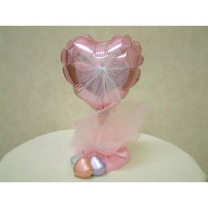 プチギフト●お礼●ありがとう●バルーン電報●バルーンギフト●結婚式●誕生日●発表会●バレンタイン●ホワイトデイ●ハロウィン【ミニスタンド（ハート）】