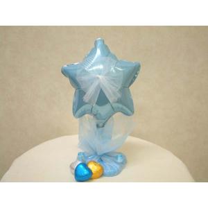 プチギフト●お礼●ありがとう●バルーン電報●バルーンギフト●結婚式●誕生日●発表会●バレンタイン●ホワイトデイ●ハロウィン【ミニスタンド（スター）】