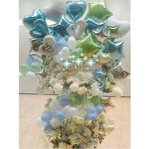 スタンドバルーン　パステルカラー お届け先は東京23区横浜市　川崎市